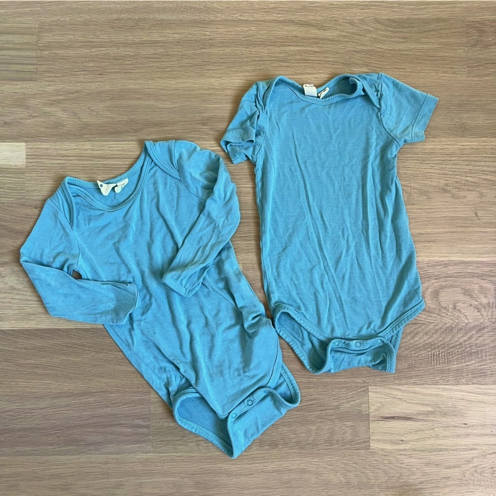Retired Seafoam Kyte Long and Short Sleeve Bodysuits
